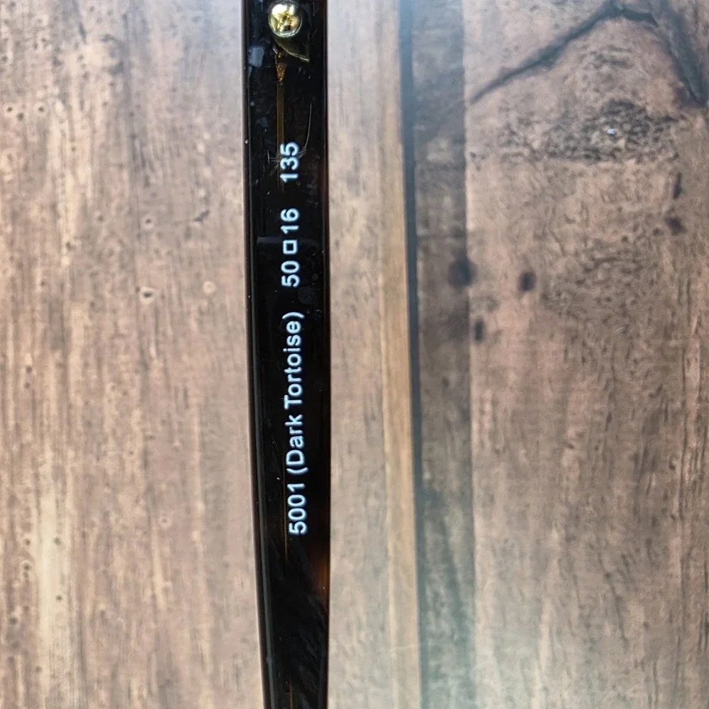 Coach Elise HC 6054 Dark Tortoise‎ Eyeglasses 5001 Gold Logo Frames 50-16-135